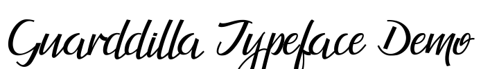 Guarddilla Typeface Demo