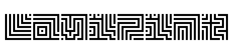 Lavirint Font Image