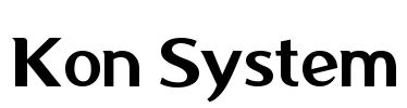 Kon System Font Image
