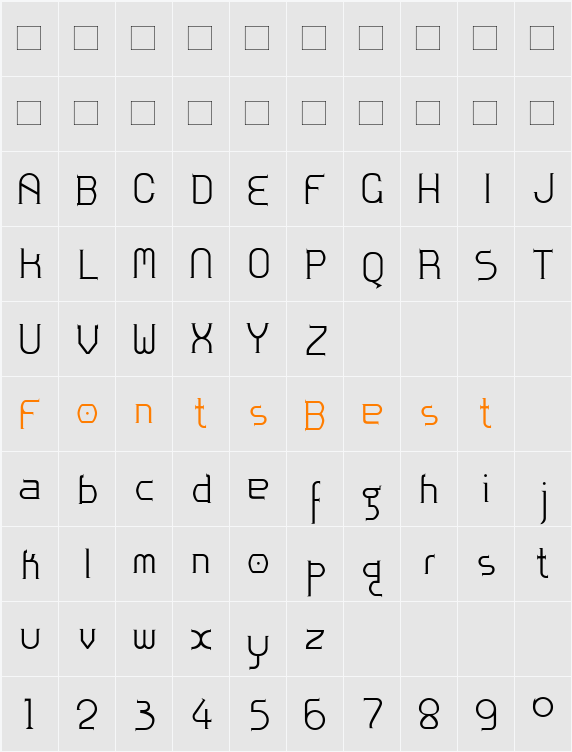 Zoloft Character Map