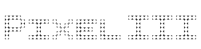 Pixel III Font Image