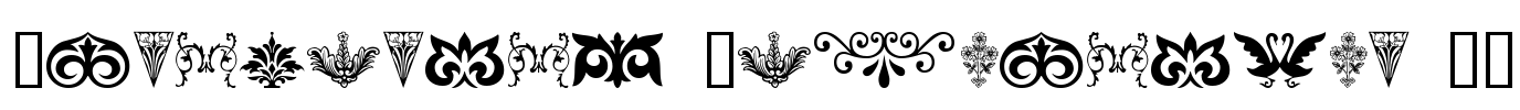 Ornamental Decoration II Font Image