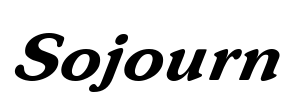 Sojourn Font Image
