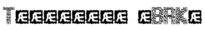Tetricide (BRK) Font Image