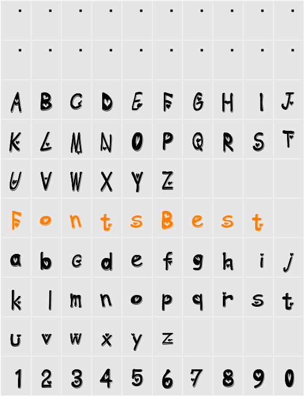 heart emboss Character Map