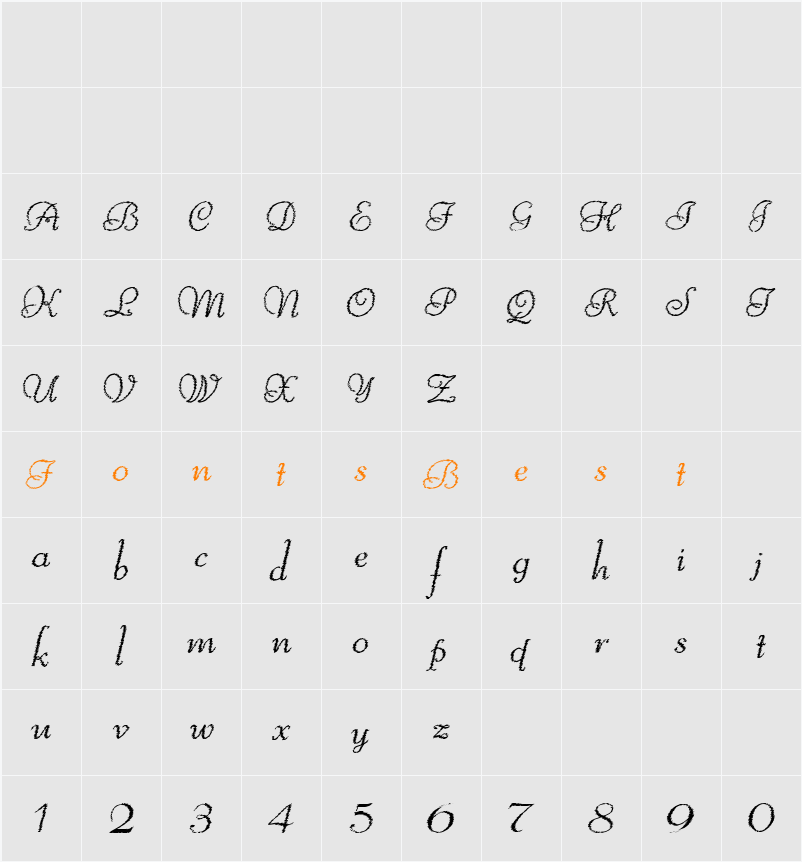 Reliant Trash Character Map