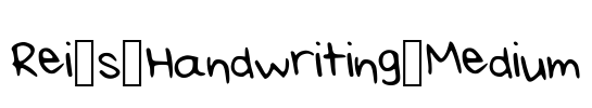 Rei_s_Handwriting_Medium
