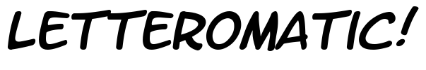 LetterOMatic! Font Image