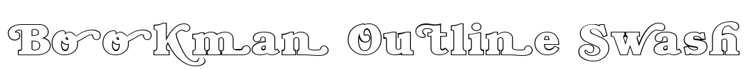 Bookman Outline Swash