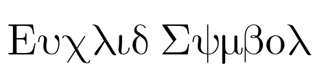 Euclid Symbol