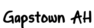Gapstown AH Font Image