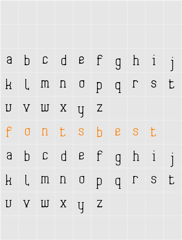 Frida01 Character Map