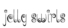 Jelly Swirls Font Image