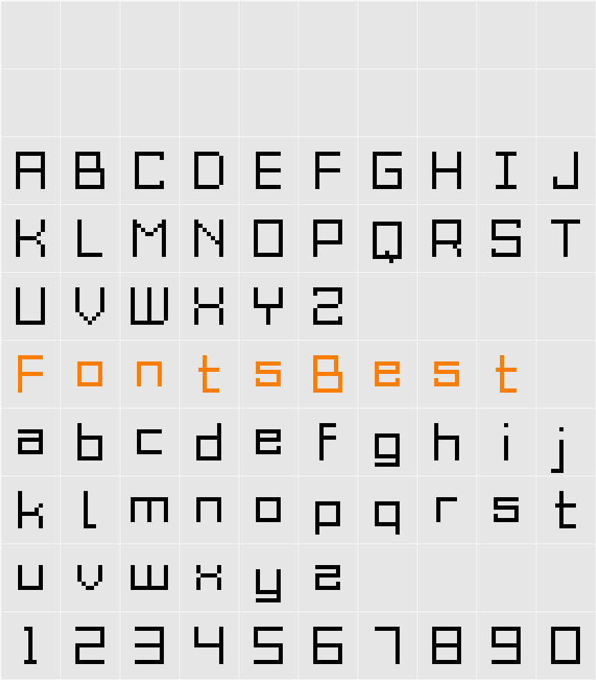 Grixel Acme 9 Regular Xtnd Character Map