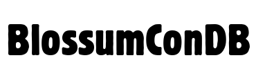 BlossumConDB Font Image