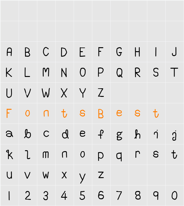 NotBrokenJustBent Character Map