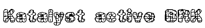 Katalyst active BRK Font Image
