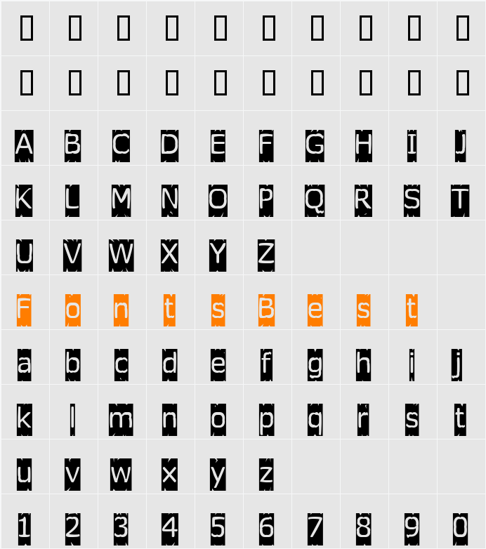 Tearoff Character Map