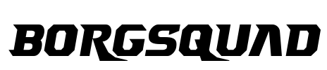 Borgsquad Font Image