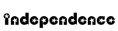 Independence Font Image
