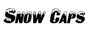 Snow Caps Font Image