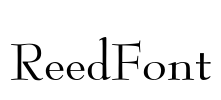ReedFont Font Image