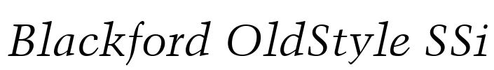 Blackford OldStyle SSi