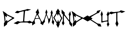 DiamondCut Font Image