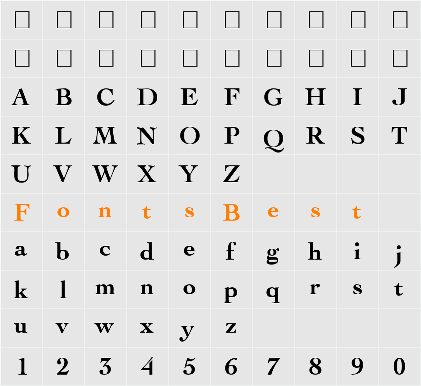 Cockney Character Map