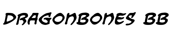 Dragonbones BB Font Image
