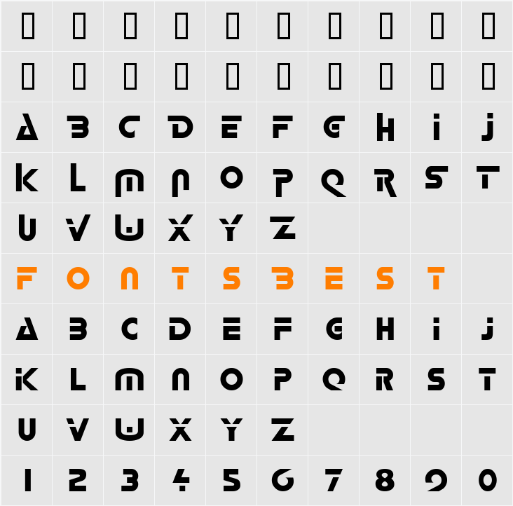 Delta Character Map
