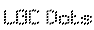LBC Dots Font Image