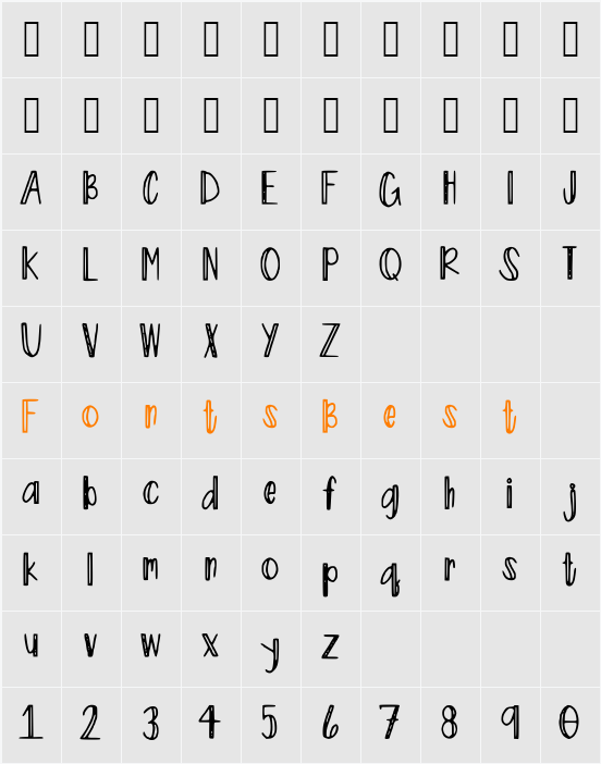 So_Boxy Character Map