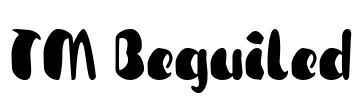 TM Beguiled Font Image