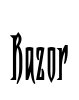 Razor Font Image