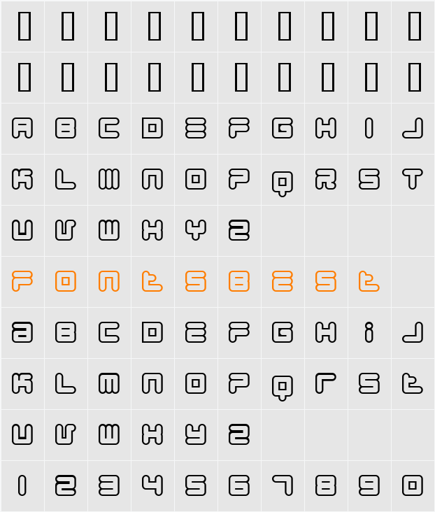 1900.80.5 Character Map