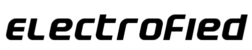Electrofied Font Image