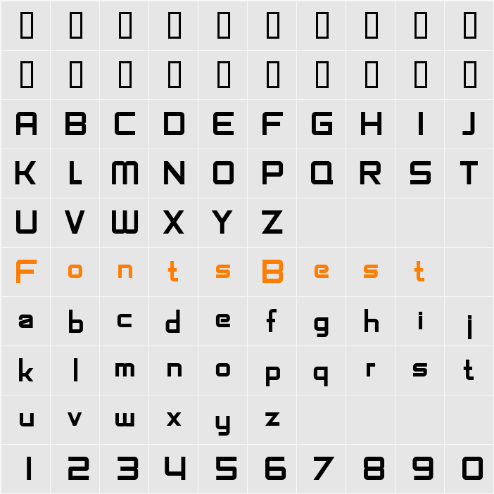 JI-Poorly Character Map