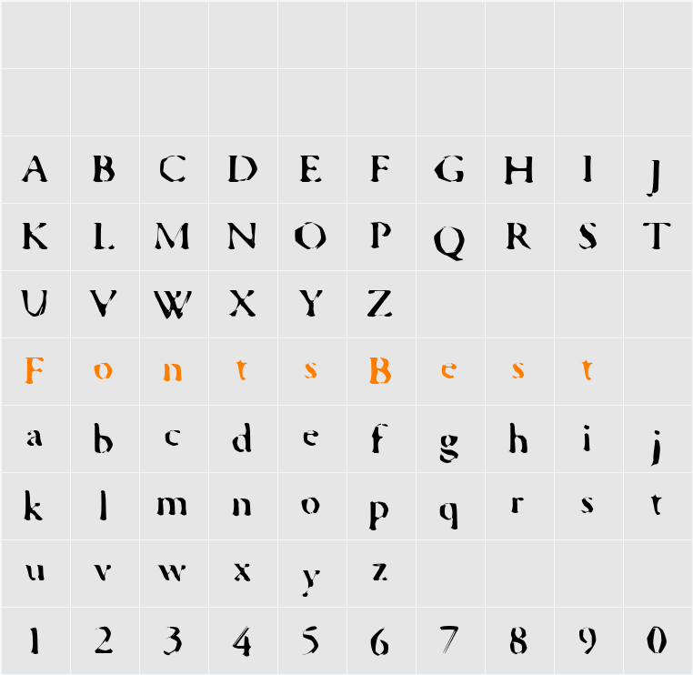 Plump Character Map
