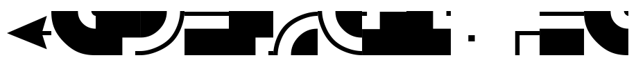 Borderbats-Geo Font Image