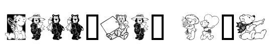 Teddyber V1.2 Font Image