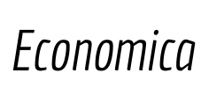 Economica Font Image
