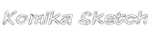 Komika Sketch Font Image