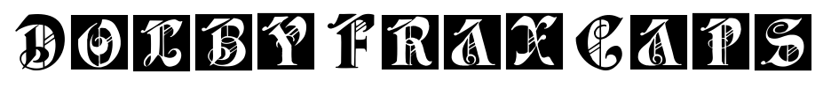 DolbyFraxCaps Font Image
