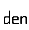 den Font Image