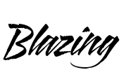 Blazing Font Image