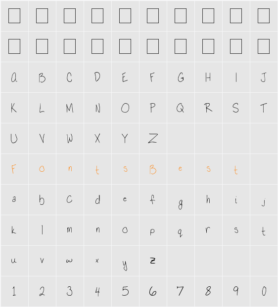 Love Moi Character Map