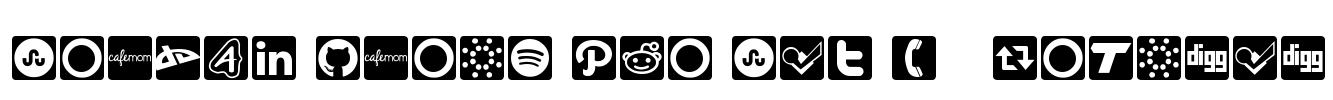 Social Icons Pro Set 1 - Rounded