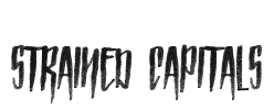 Strained Capitals Font Image