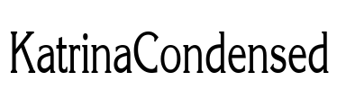 KatrinaCondensed Font Image